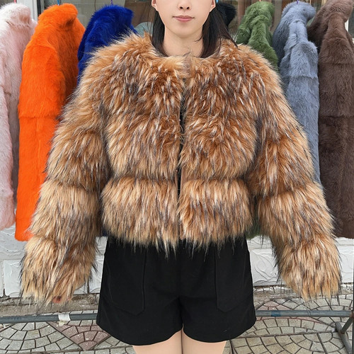 Cappotto donna pelliccia