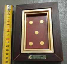 Lotto 5 Monete Oro 8 Kt  Riproduzioni più Piccole del Mondo da Collezione