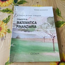 Concetti Di Matematica Finanziaria - Scovenna Chiodi - Ed. Cedam 2003