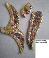 outfit Barbie Jewel Hair Mermaid sirena originale Mattel Vintage 1995