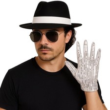 Guanto King of Pop nero Trilby