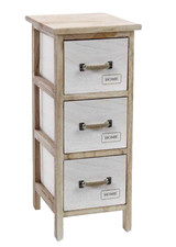 CASSETTIERA 3 CASSETTI SLIM