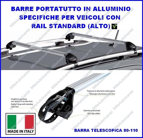 Barre portatutto alluminio - barre, fl