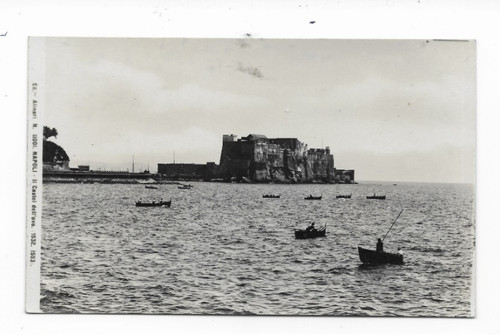 Cartolina napoli castel - il,