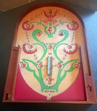 Homas Spelen Originale "Pin Ball Gaming", legno, made in Netherlands, anteguerra