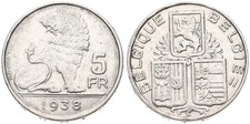 Belgium - Belgium 5 francs