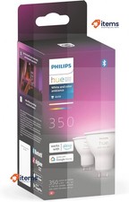 Philips Hue Luce Intelligente Bianco E Colore Ambiance 2 Pezzi [GU10 Spot]