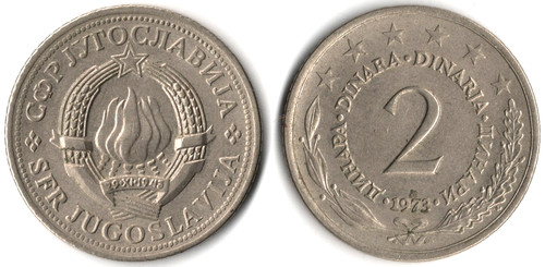 Jugoslavia dinara 1973 - jugoslavia, 2