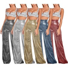Ladies Wide Leg Pants Party