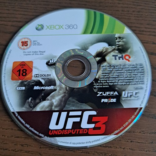 Ufc undisputed xbox - undisputed, 3