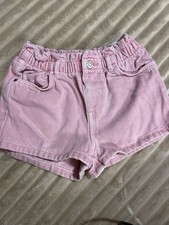 Zara Pink Elastic Waist Denim