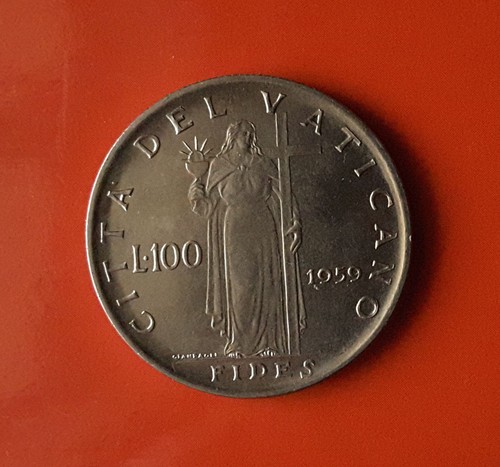 100 lire 1959 - vaticano, [rn048]