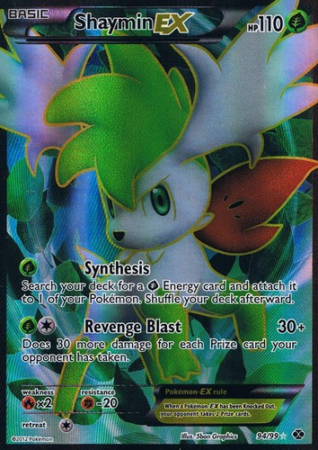 Shaymin full art - shaymin-ex,