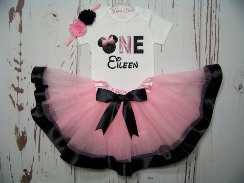 Minnie 1st birthday outfit - minnie,