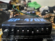 vintage equalizzatore amplificatore marca bandridgegp-470x e 4 canali a 7 bande