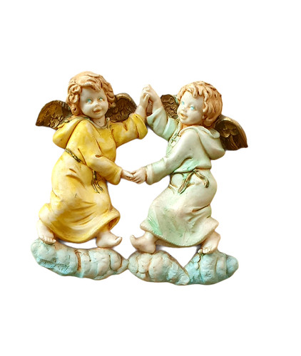 Statuetta angeli s0108 in - statuetta, s0108,