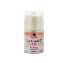  200 Kit Resina poliestere 200 gr e lana di vetro 0.25 mq plastiche e vetroresin