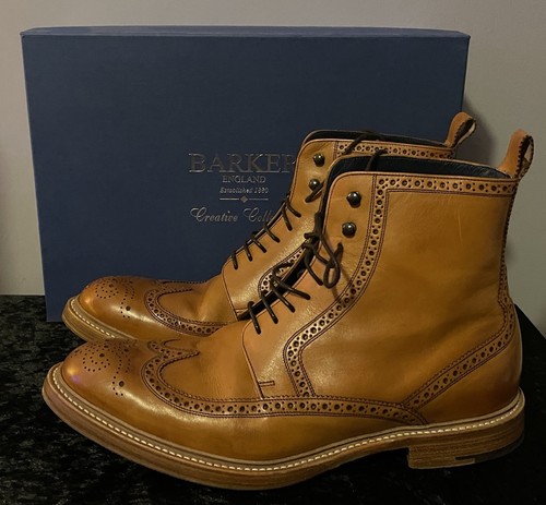 Stivali derby brogue barker - derby, in