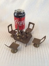 Vintage 70s miniature brass