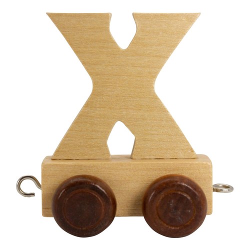Treno lettere legno - lettere,