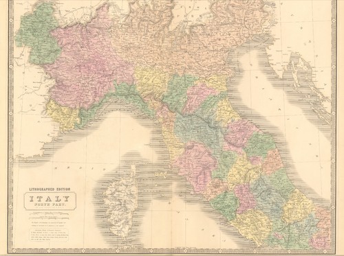 1845 mappa del - 1845, di