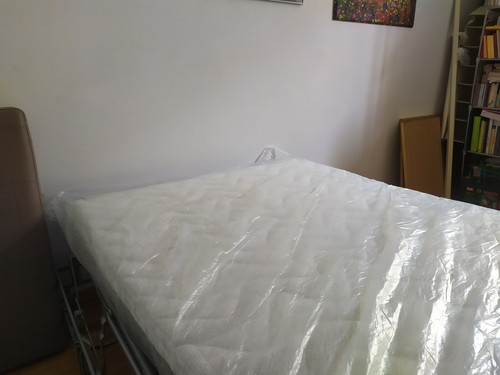 Divano letto colore - tortora, in