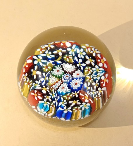 Murano fermacarte millefiori - murano,