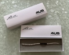 BRACCIALE 4US JEWELS CESARE PACIOTTI uomo donna acciaio inox. Regalo mai usato.
