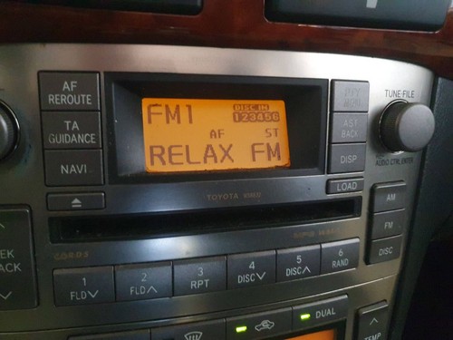Toyota avensis t250 2005 - 2005, radio