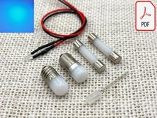 Accuphase E202 E302 lampadina LED set di ricambio kit aggiornamento lampada BLU