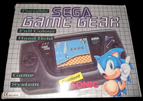 Console game gear - gear, boite
