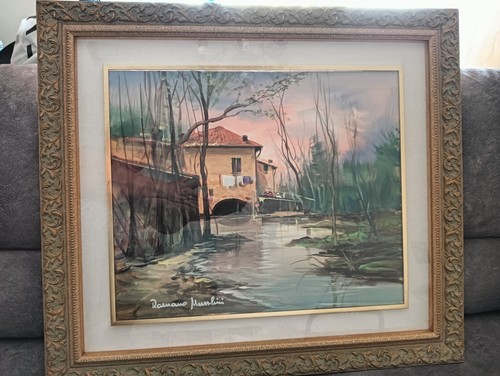 Quadro olio tela romano - tela, di