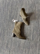 Stivaletti zara kaki spacco - stivaletti,