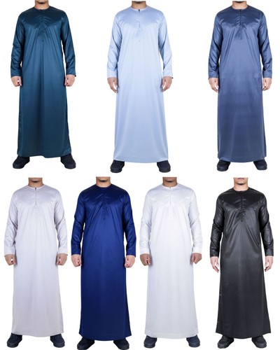 Uomo thobe vestaglia raso - vestaglia,