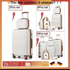 Set di 6 pezzi valige da