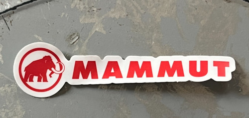 Adesivo mammut garanzia logo - adesivo,