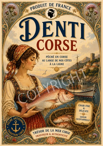 Photo affiche vintage denti - photo,