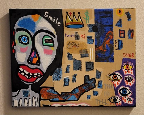 Quadro astratto originale - , su