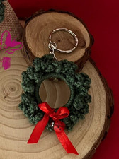 Corona d'alloro all'uncinetto