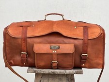 Borsone da notte 38" in pelle