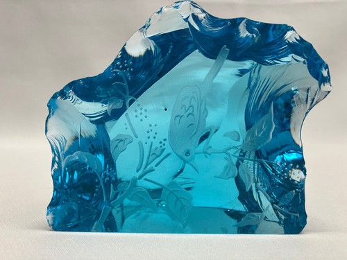 Espositore fermacarte blu