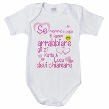 Body neonata personalizzato