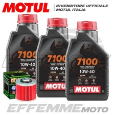 Tagliando YAMAHA XV 535 Virago 1988 1989 1990 1991 (3 MOTUL 7100 10W40 + Filtro)
