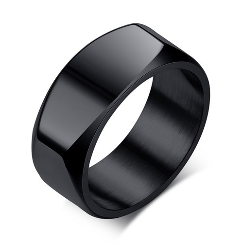 Anello acciaio fascia donna - acciaio,
