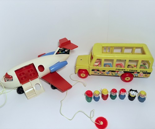 Scuolabus vintage fisher price - vintage,