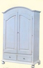 ARMADIO LEGNO BIANCO ANTICATO