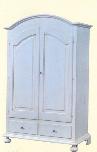 Armadio legno bianco anticato - armadio,