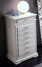 CASSETTIERA SETTIMINO  MASSELLO LACCATA BIANCAxCAMERA CAMERETTA INGRESSO FE3007