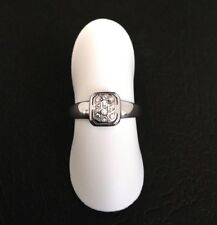 Anello in oro bianco 18 kt 750 e Diamanti. Mignolo. Certificato.Promozione!! 