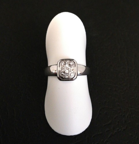 Anello oro bianco kt 750 - oro, 18